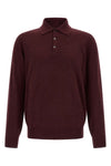 the brunello cucinelli long-sleeved polo shirt