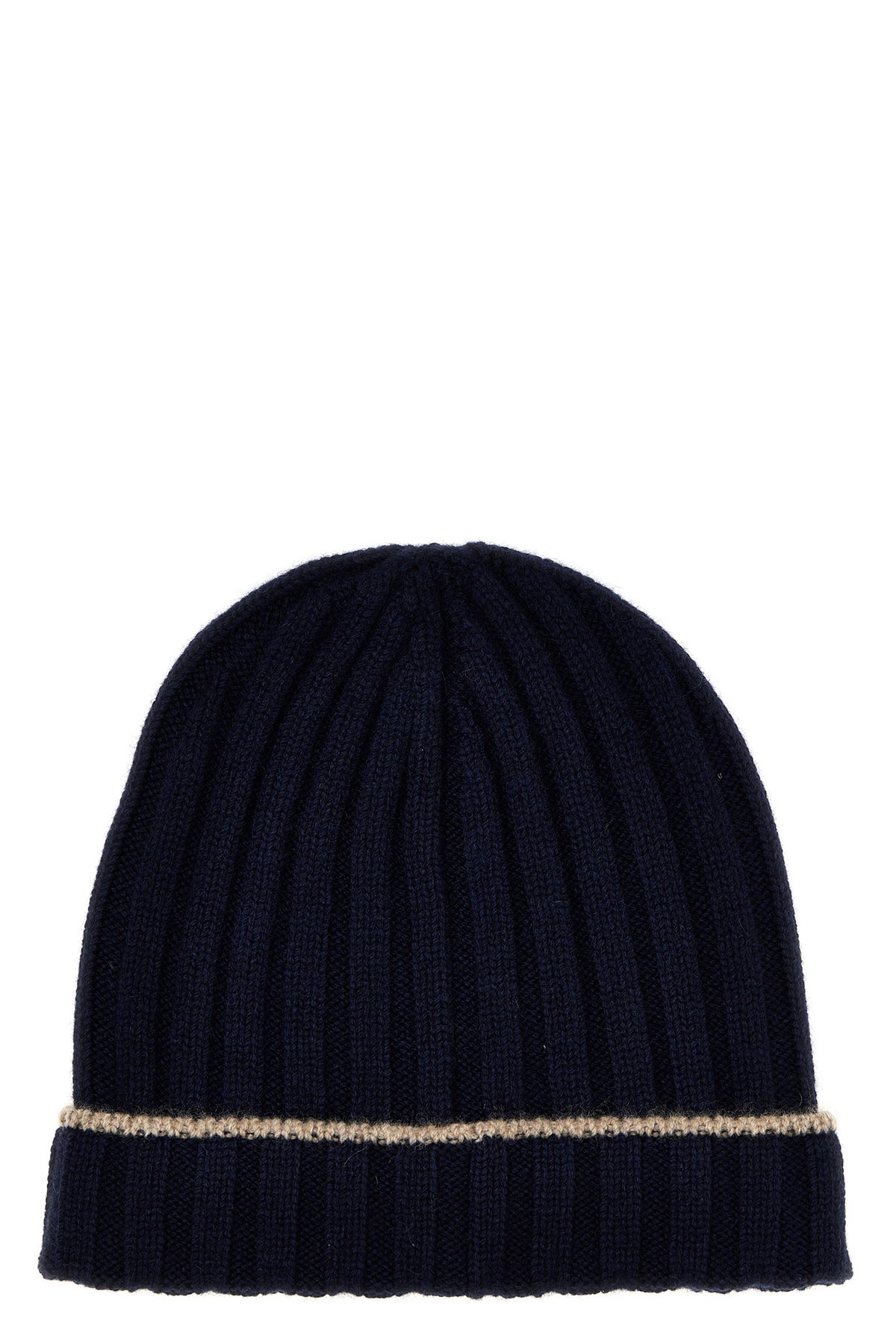 ribbed cashmere beanie