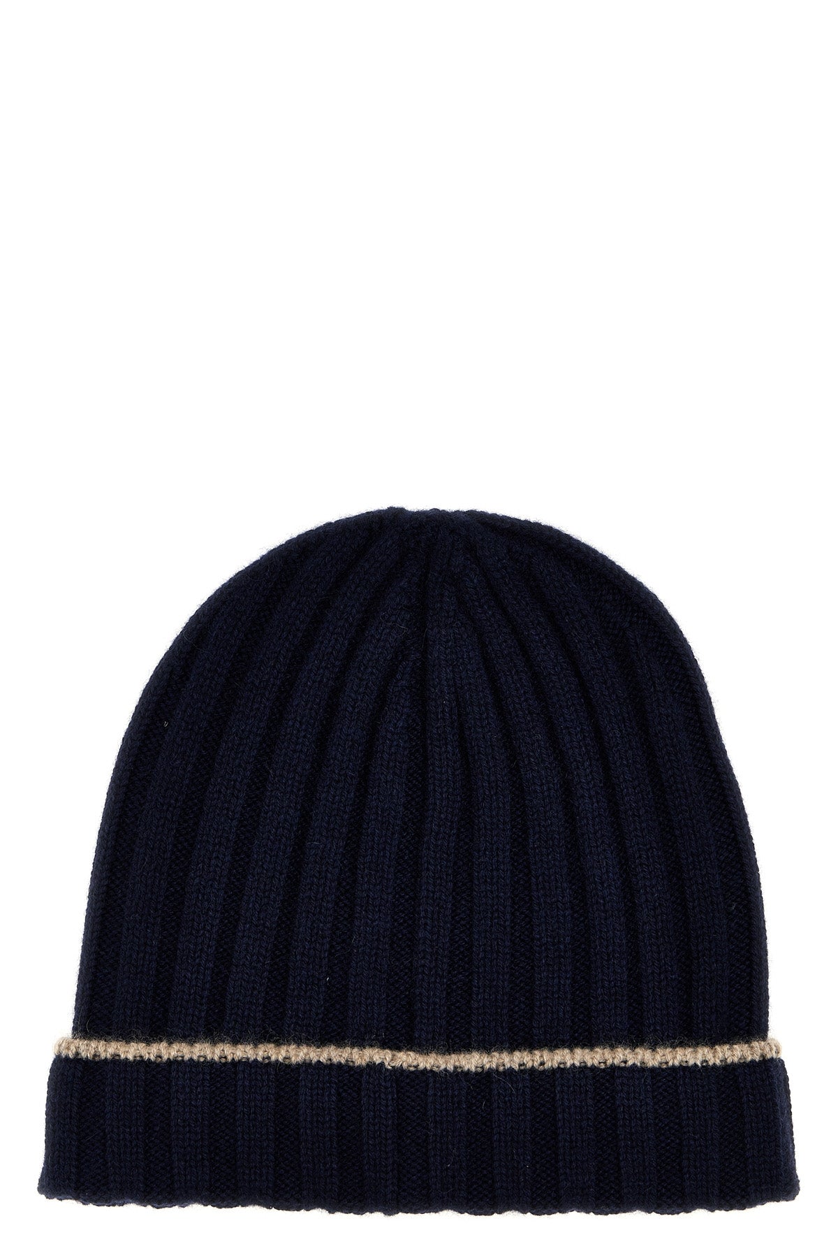 ribbed cashmere beanie