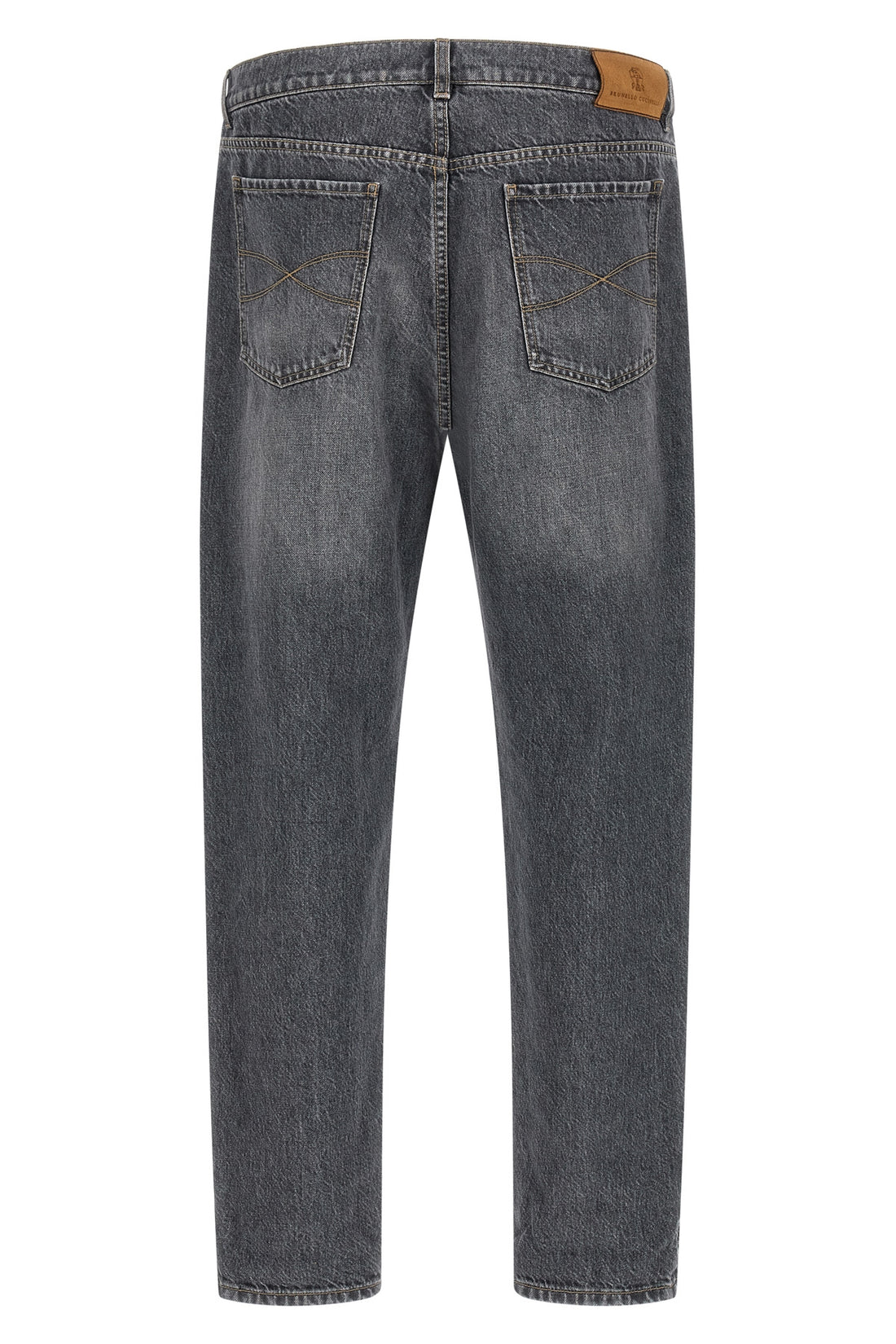 BRUNELLO CUCINELLI 46 brunello cucinellis greyscale fine denim jeans