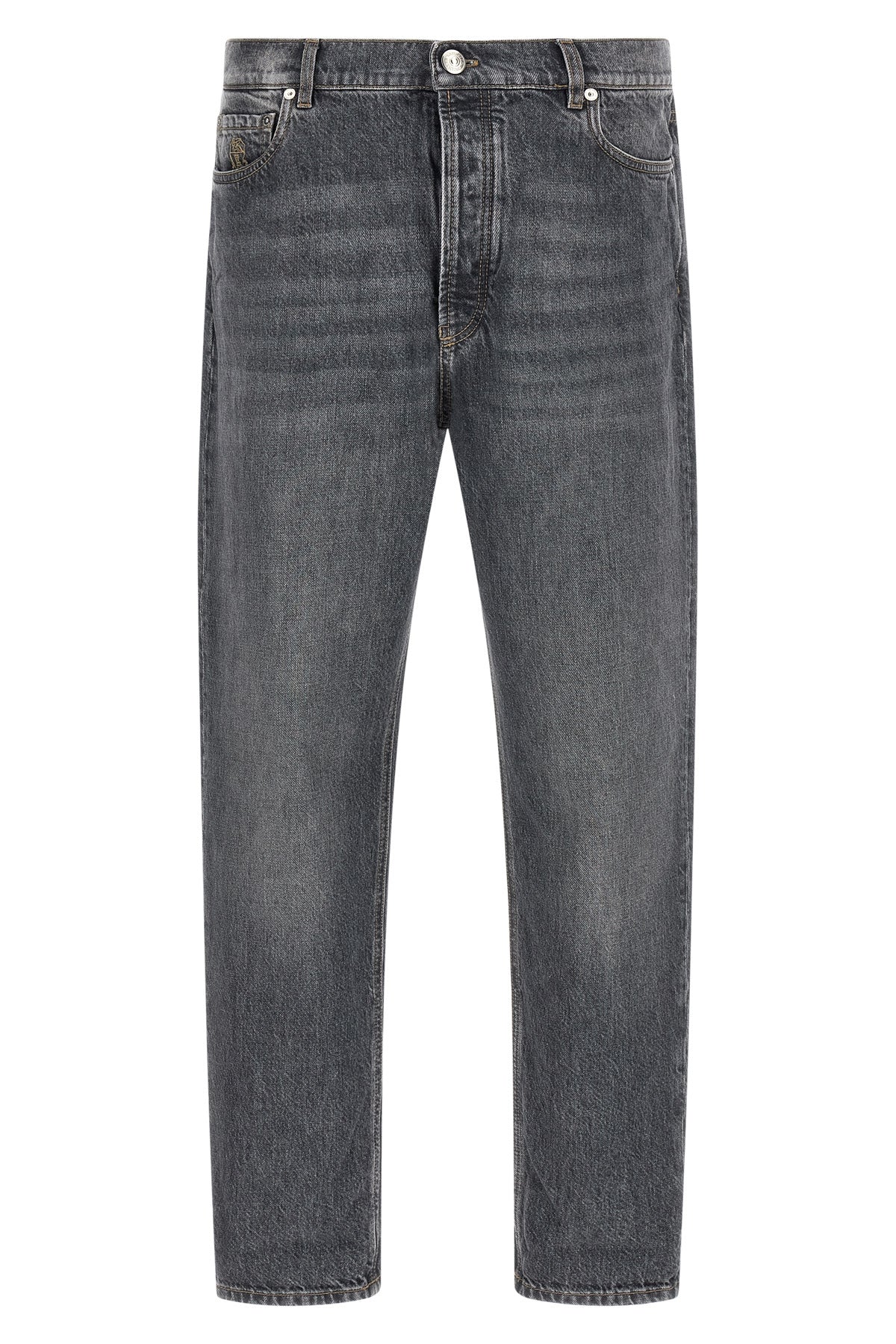 brunello cucinellis greyscale fine denim jeans