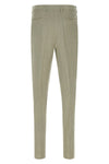 brunello cucinelli garment-dyed linen gabardine trousers