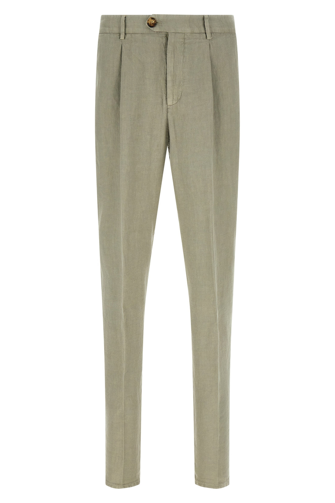 BRUNELLO CUCINELLI 46 brunello cucinelli garment-dyed linen gabardine trousers