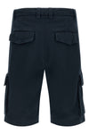 garment-dyed twisted cotton gabardine bermuda shorts