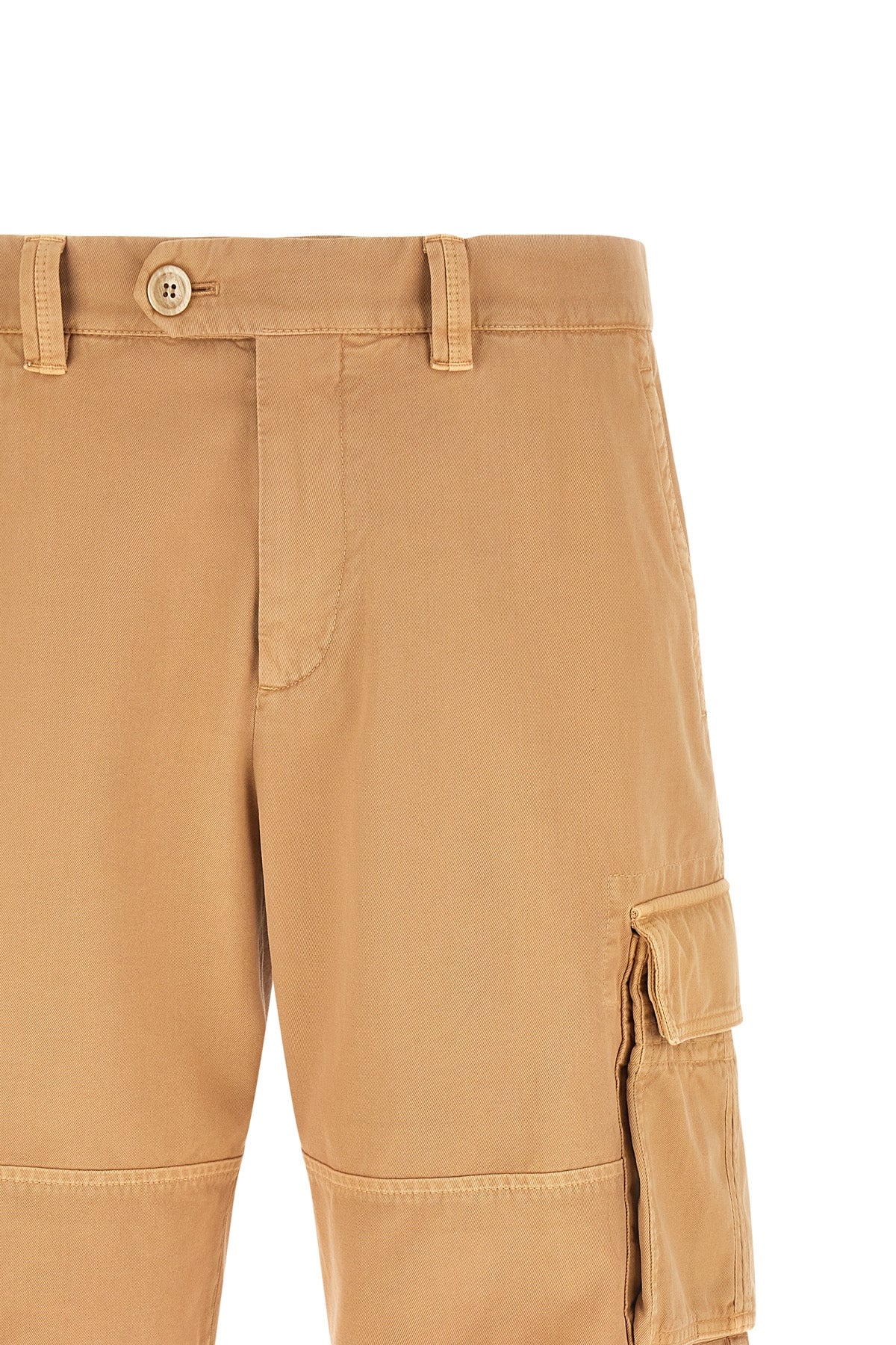 brunello cucinelli cargo bermuda shorts