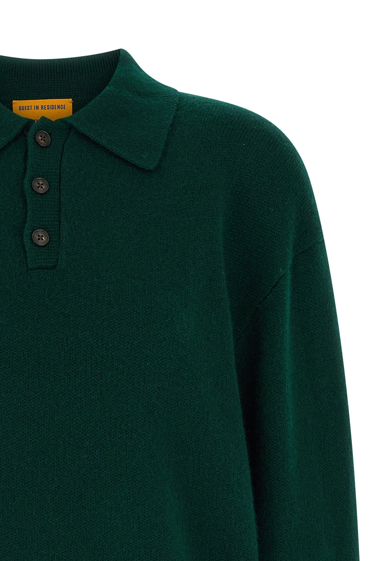 allday medium-weight cashmere polo shirt