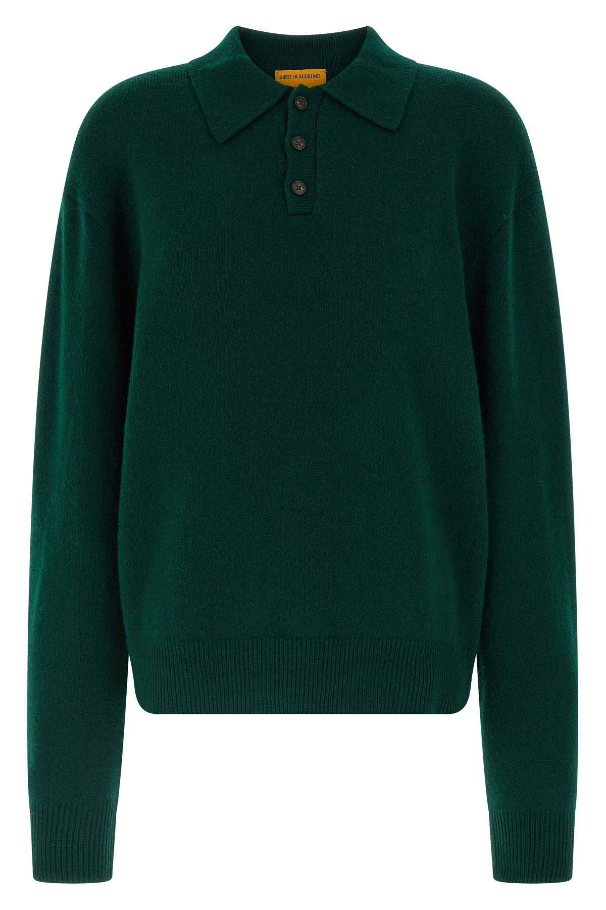 allday medium-weight cashmere polo shirt