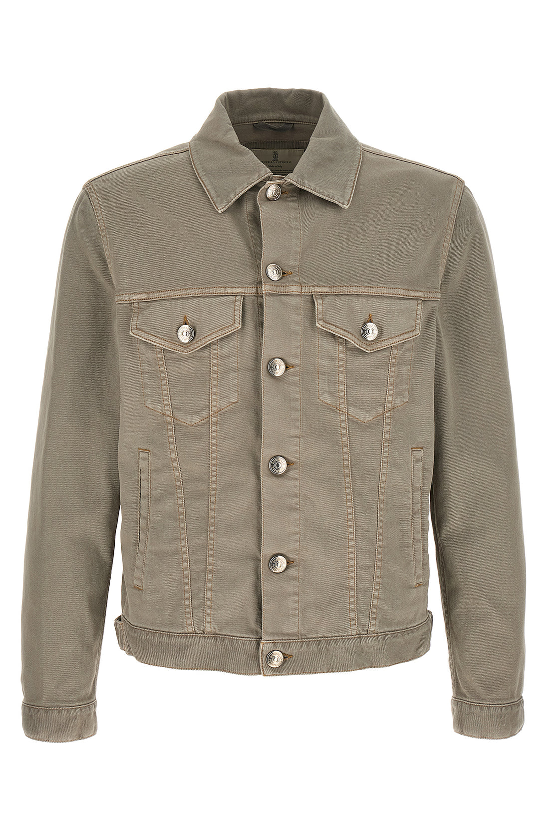BRUNELLO CUCINELLI 48 lightweight cotton denim jacket