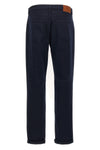traditional fit denim in dyed cotton canvas
