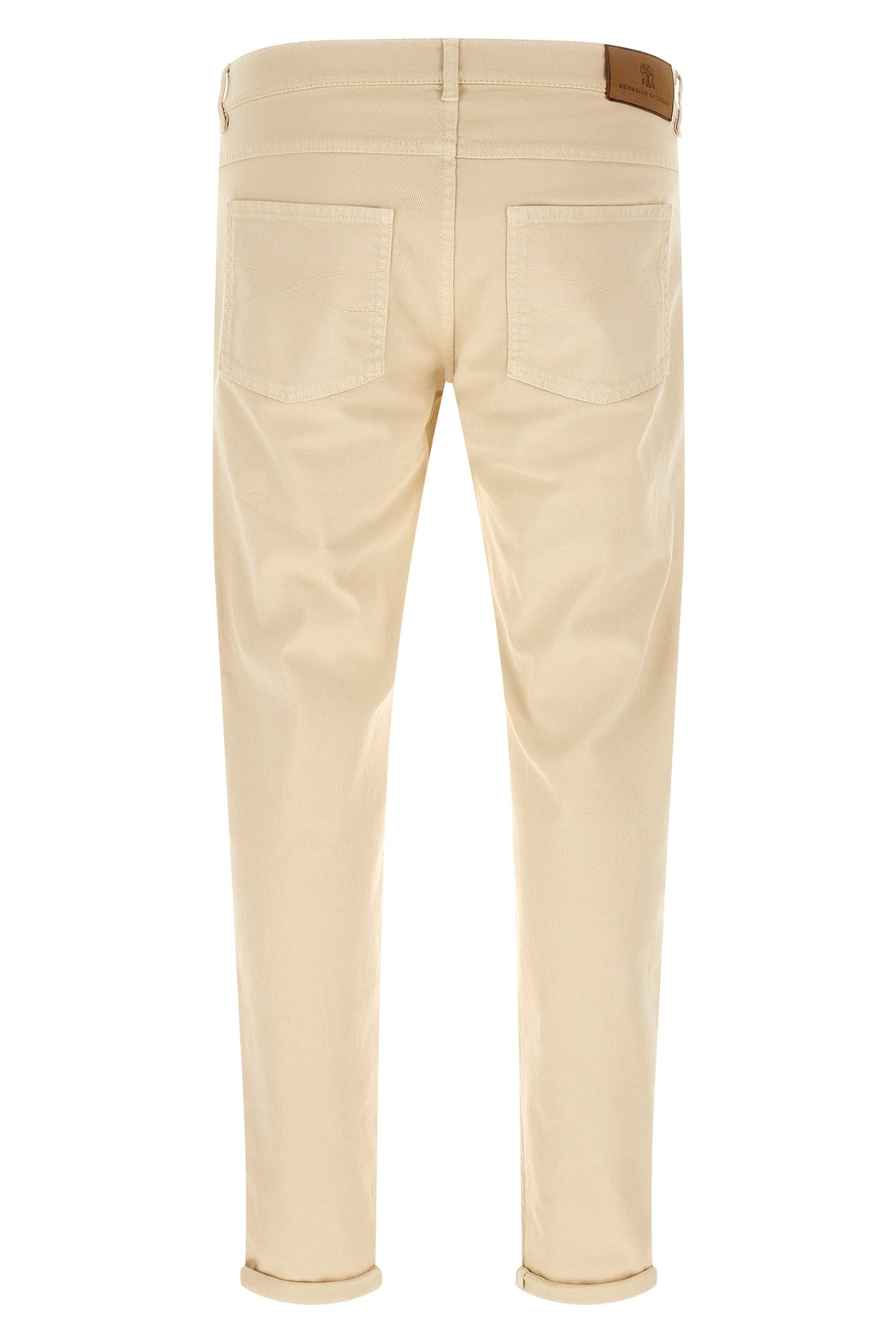 BRUNELLO CUCINELLI 52 brunello cucinelli garment-dyed denim jeans