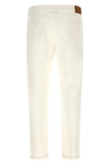 brunello cucinellis solid-color cotton denim jeans