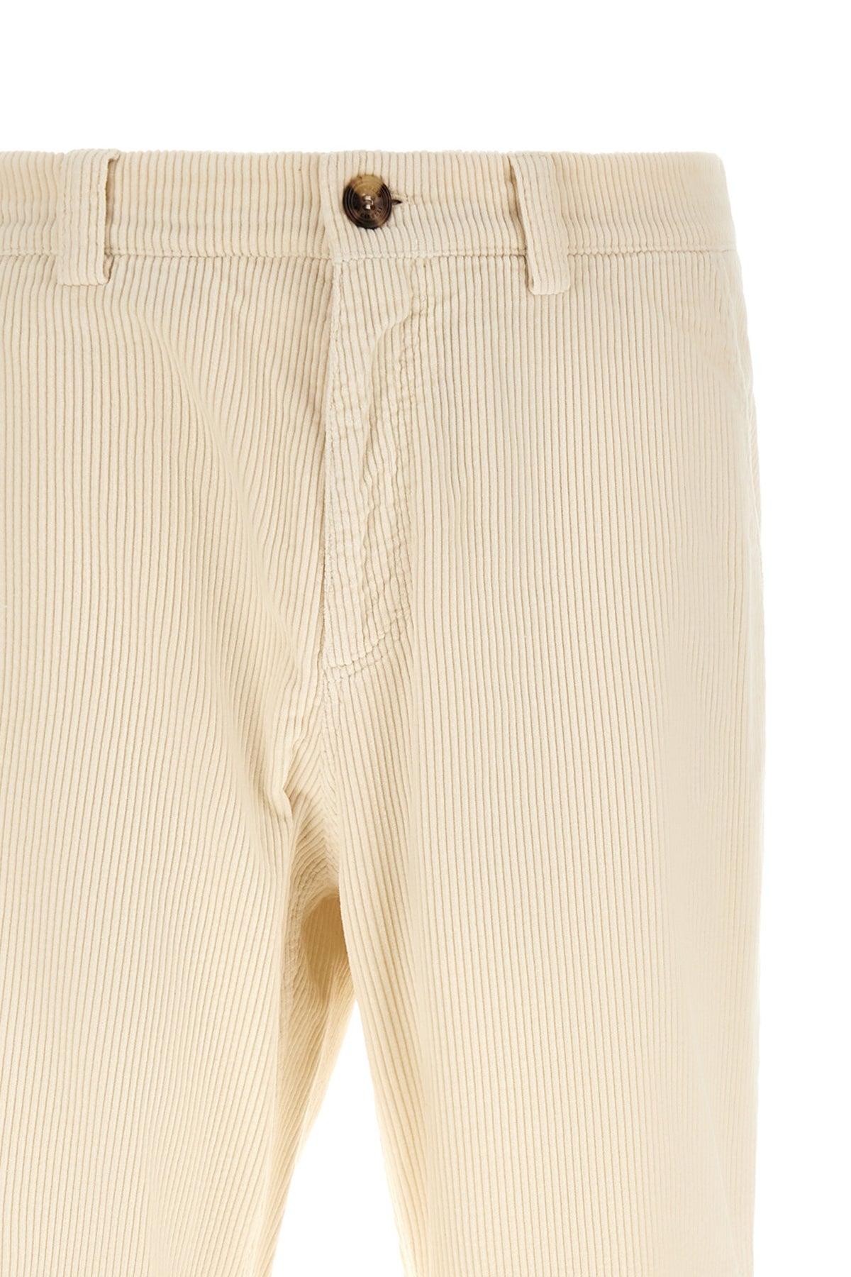 brunello cucinelli cotton velvet trousers