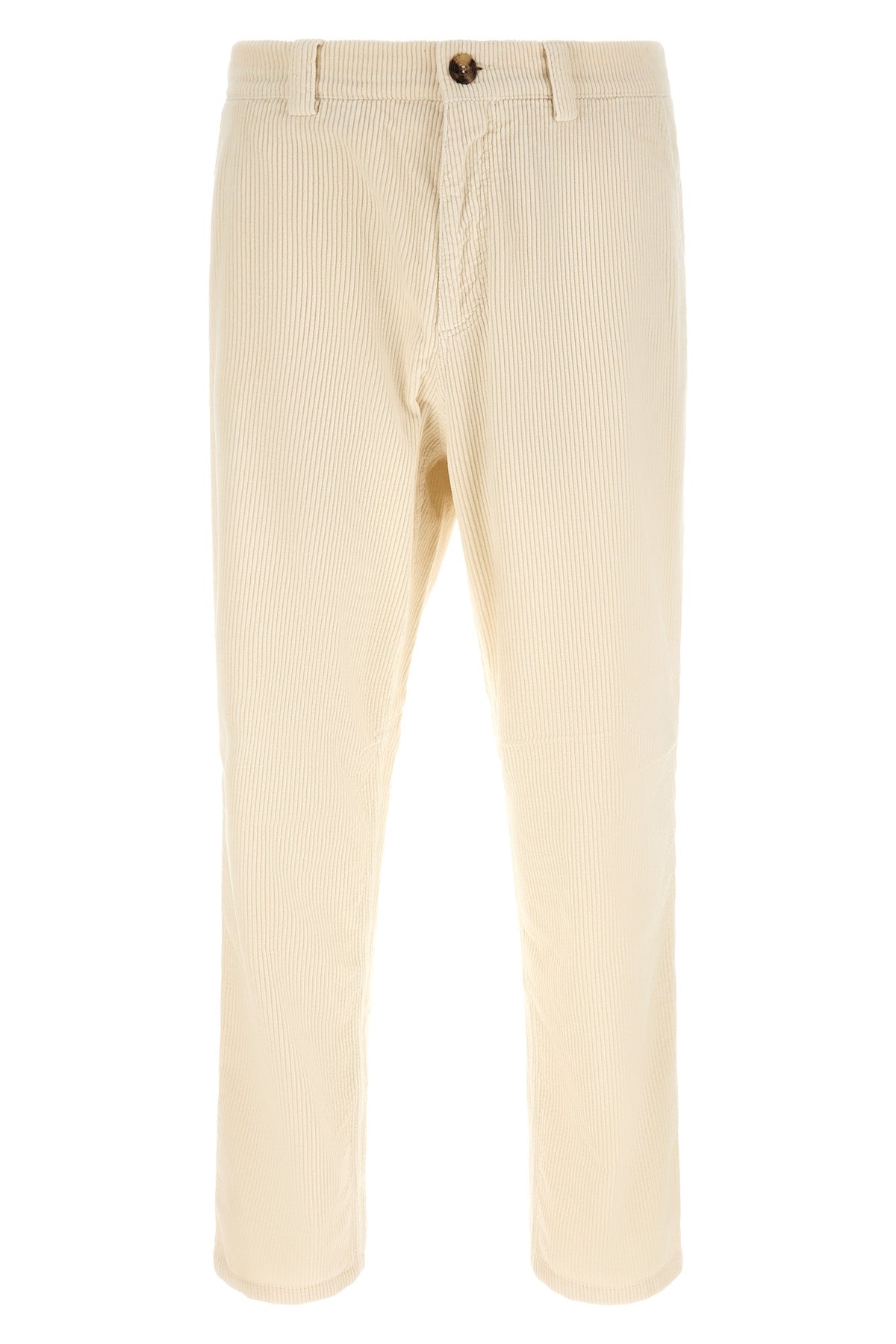 brunello cucinelli cotton velvet trousers