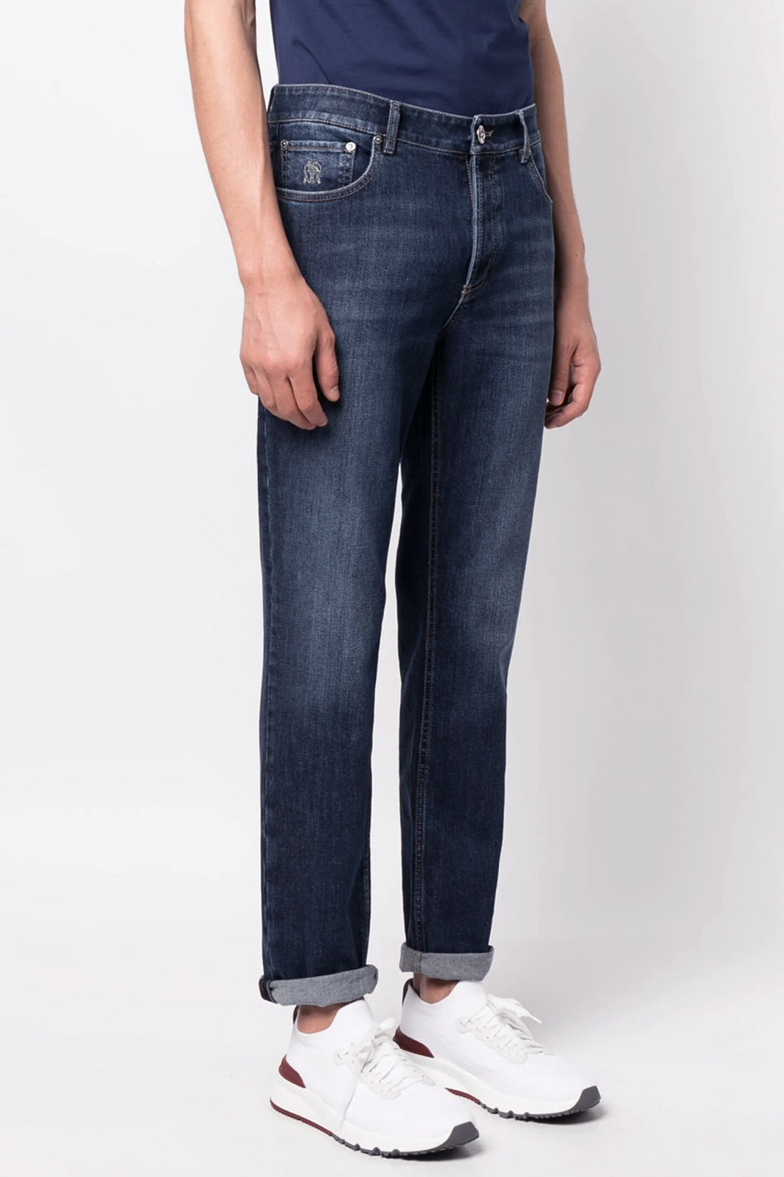 BRUNELLO CUCINELLI 46 stretch cotton denim jeans