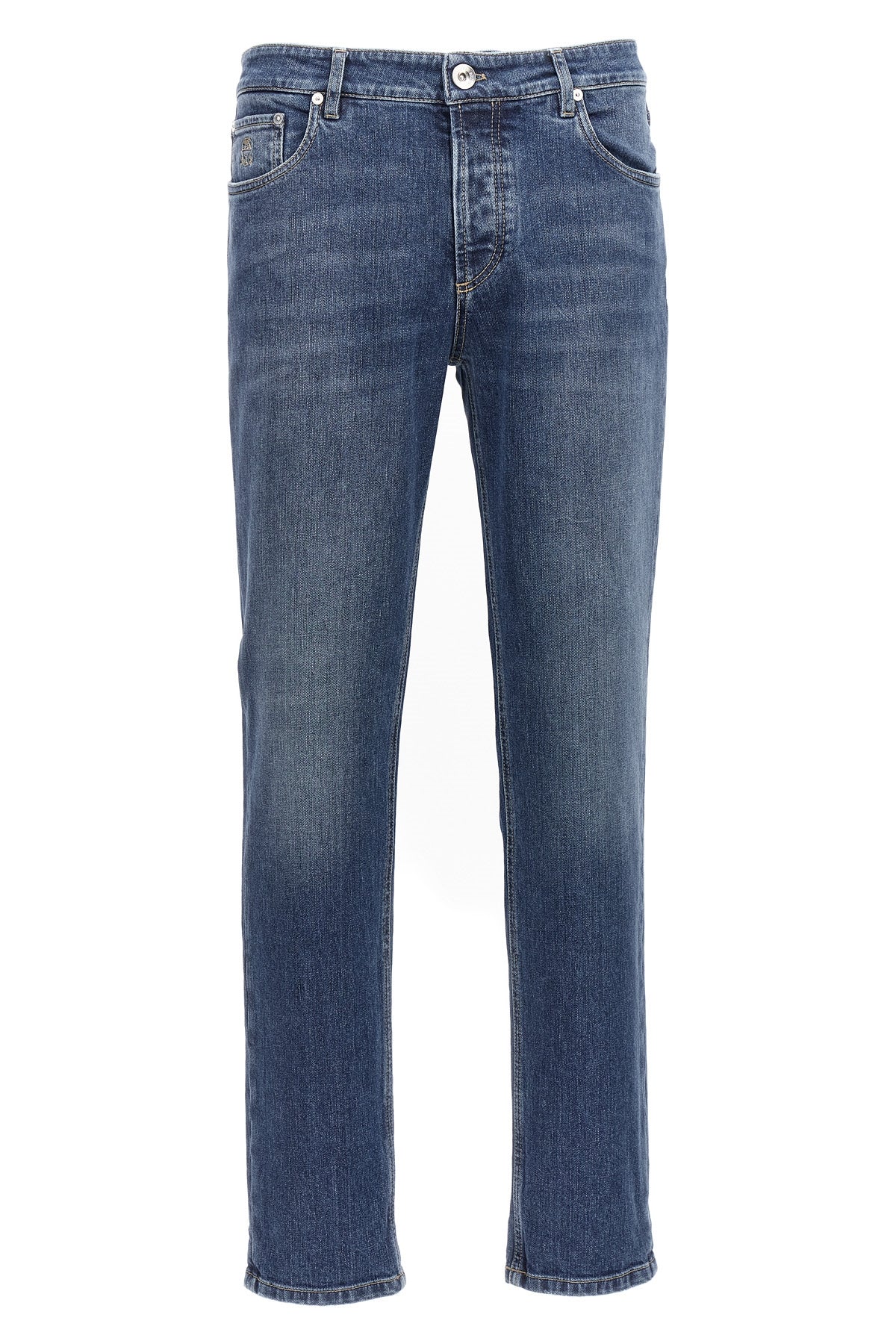 stretch cotton denim jeans