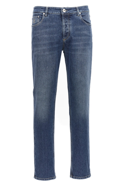 stretch cotton denim jeans