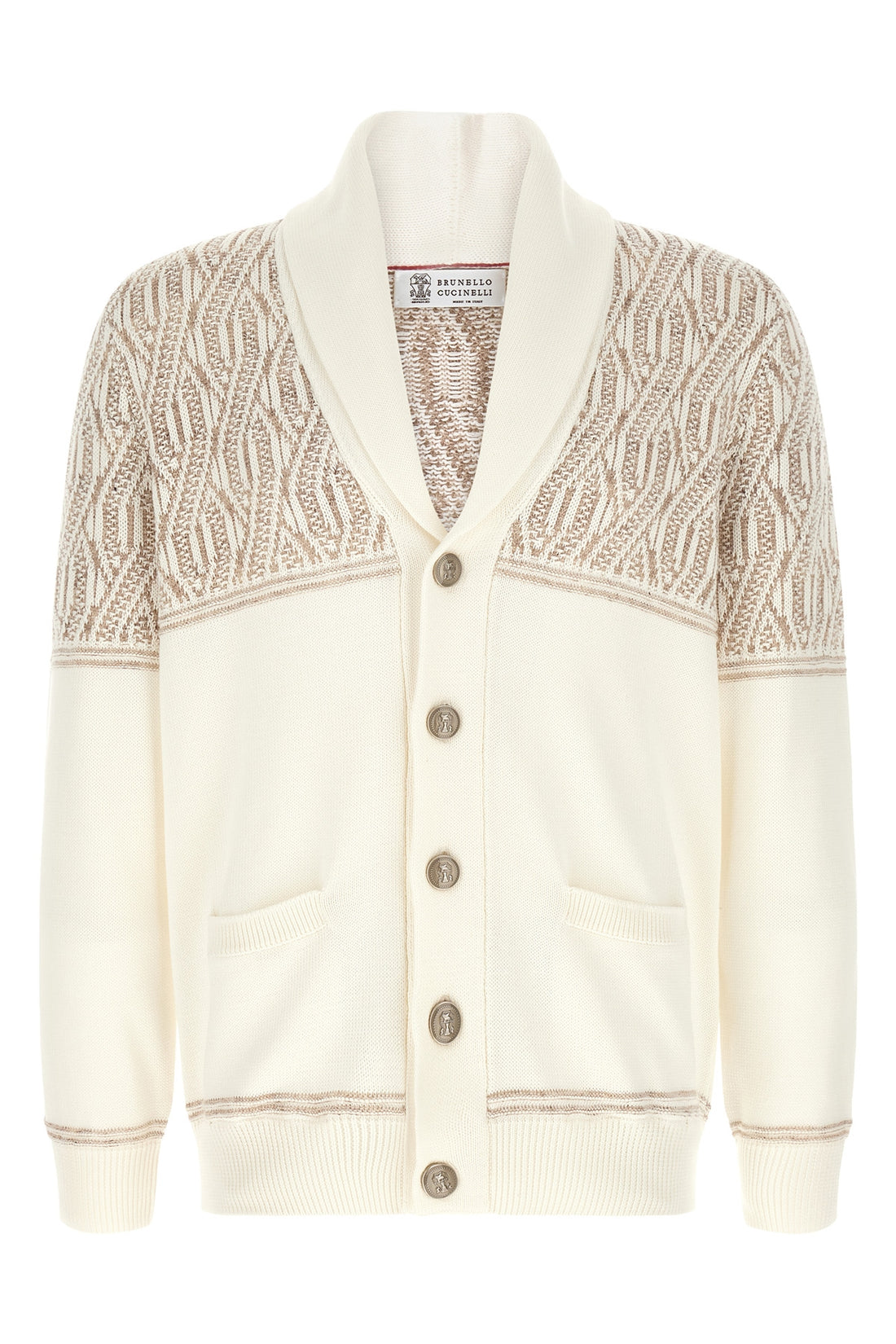 BRUNELLO CUCINELLI 50 the brunello cucinelli pure cotton cardigan