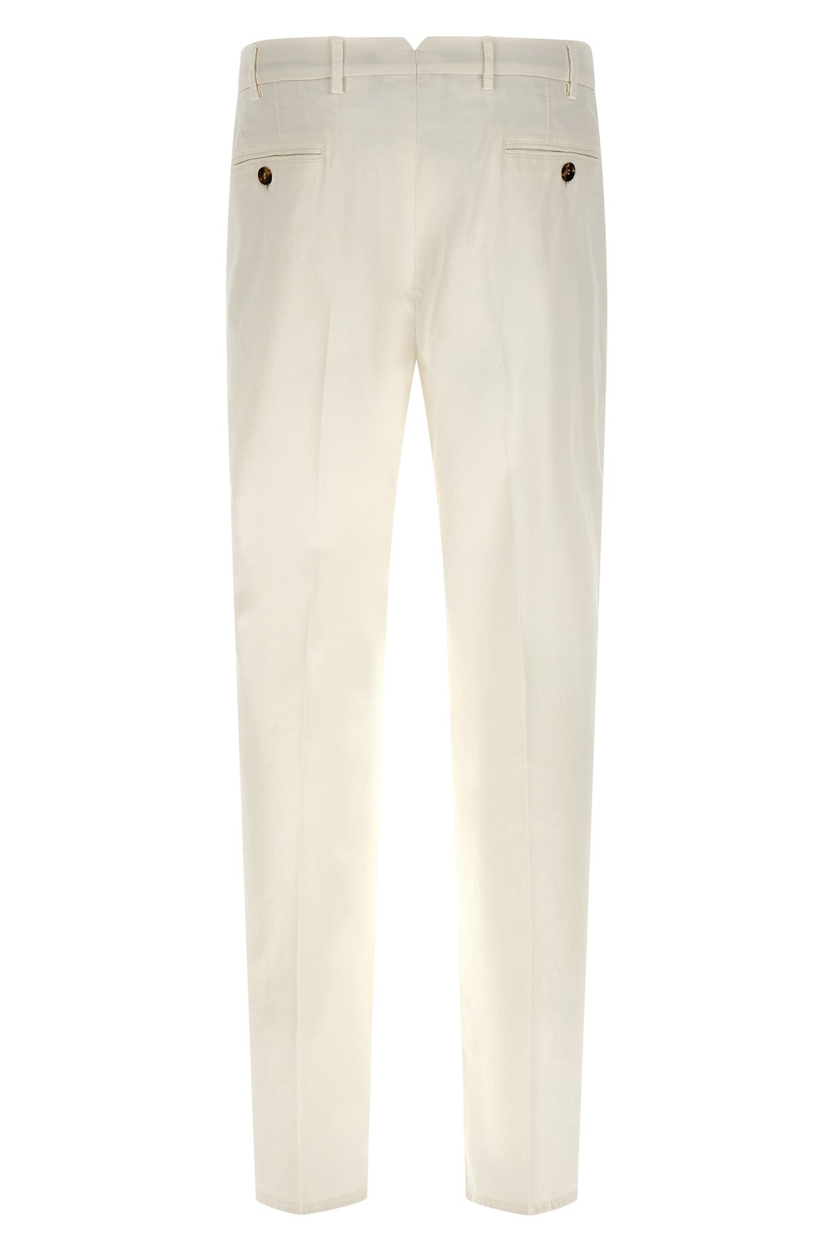 american pima comfort garment-dyed gabardine cotton trousers