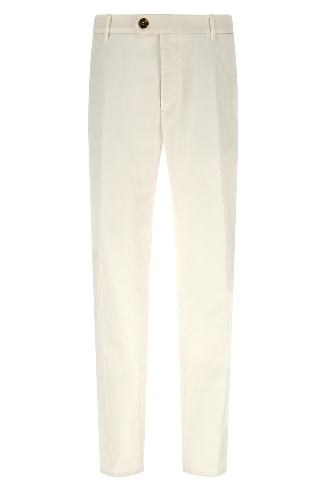 BRUNELLO CUCINELLI 54 american pima comfort garment-dyed gabardine cotton trousers