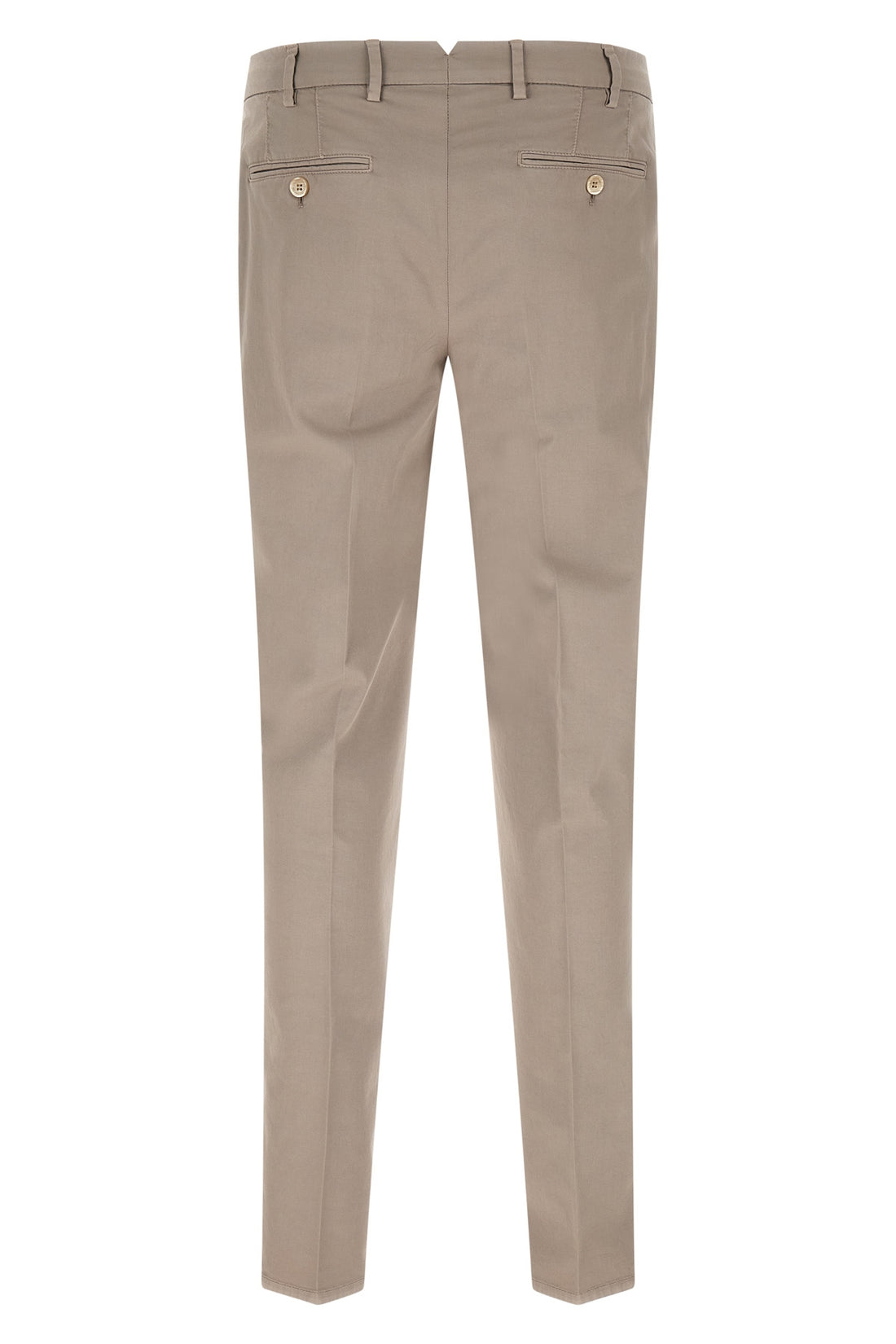 BRUNELLO CUCINELLI 54 american pima cotton gabardine comfort trousers in garment color