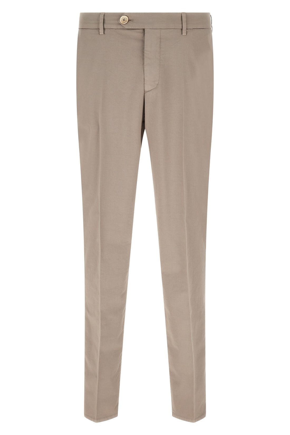 BRUNELLO CUCINELLI 54 american pima cotton gabardine comfort trousers in garment color