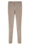 american pima cotton gabardine comfort trousers in garment color