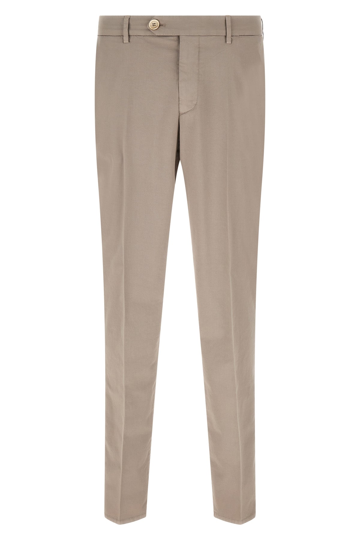 american pima cotton gabardine comfort trousers in garment color