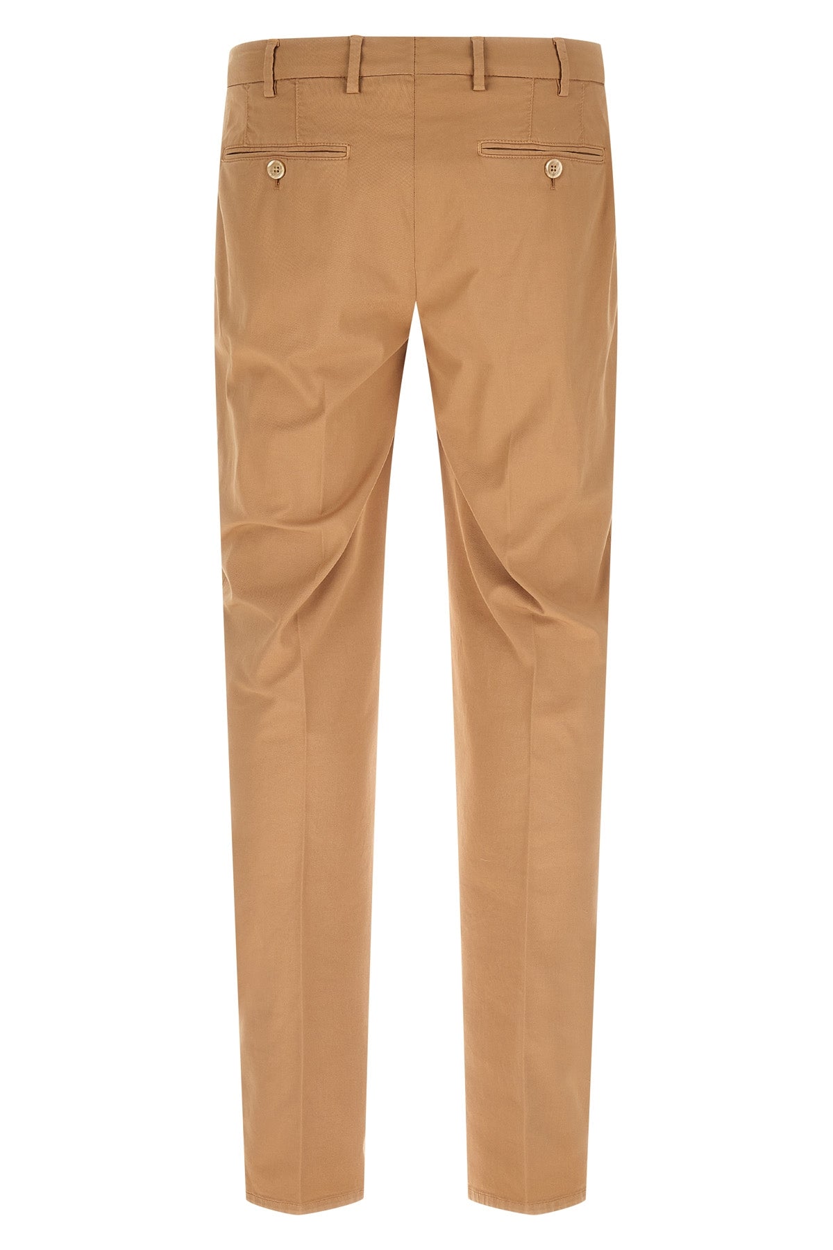 american pima comfort garment-dyed gabardine cotton trousers