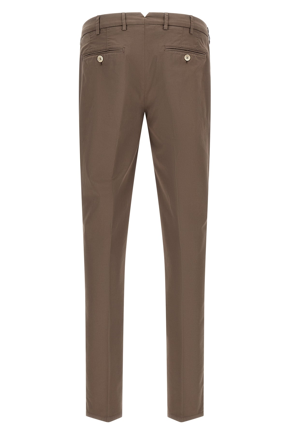 american pima cotton gabardine comfort trousers in garment color