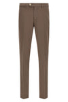 american pima cotton gabardine comfort trousers in garment color