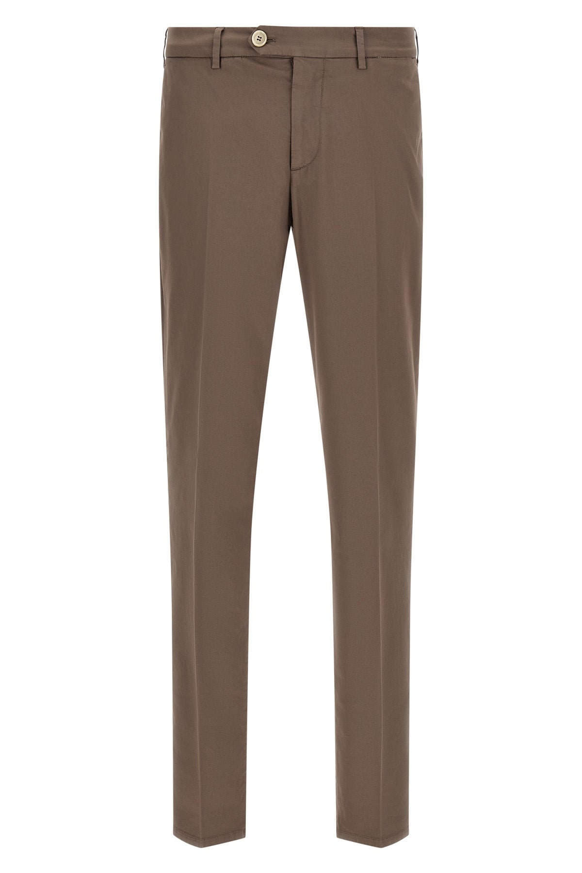 american pima cotton gabardine comfort trousers in garment color