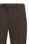 brunello cucinelli trousers in american pima cotton gabardine