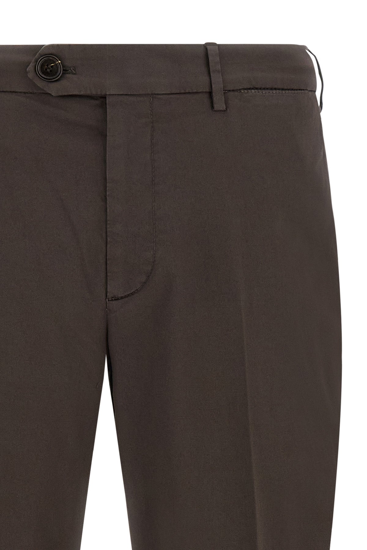 brunello cucinelli trousers in american pima cotton gabardine