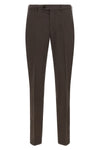 brunello cucinelli trousers in american pima cotton gabardine