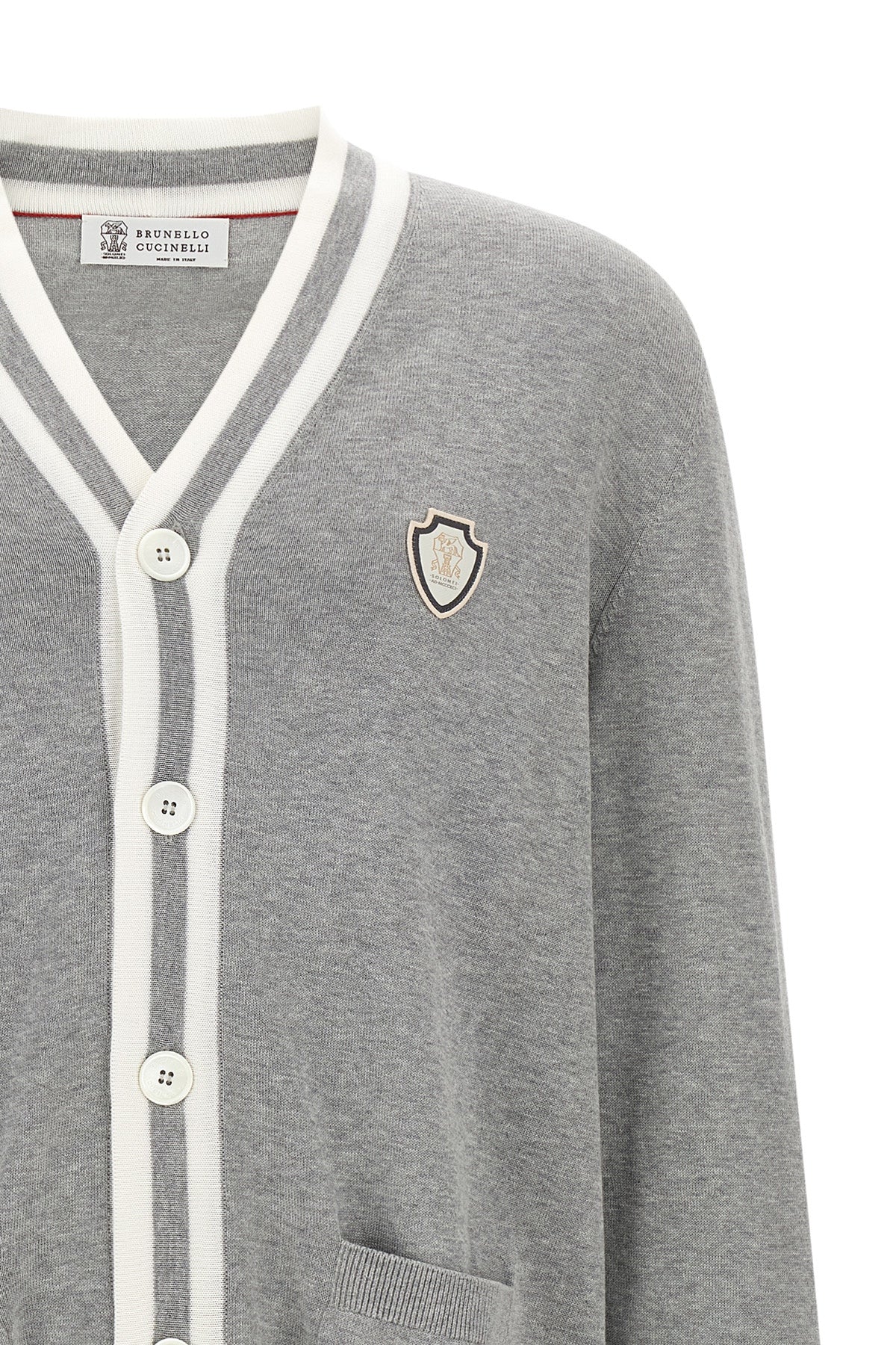the brunello cucinelli pure cotton cardigan