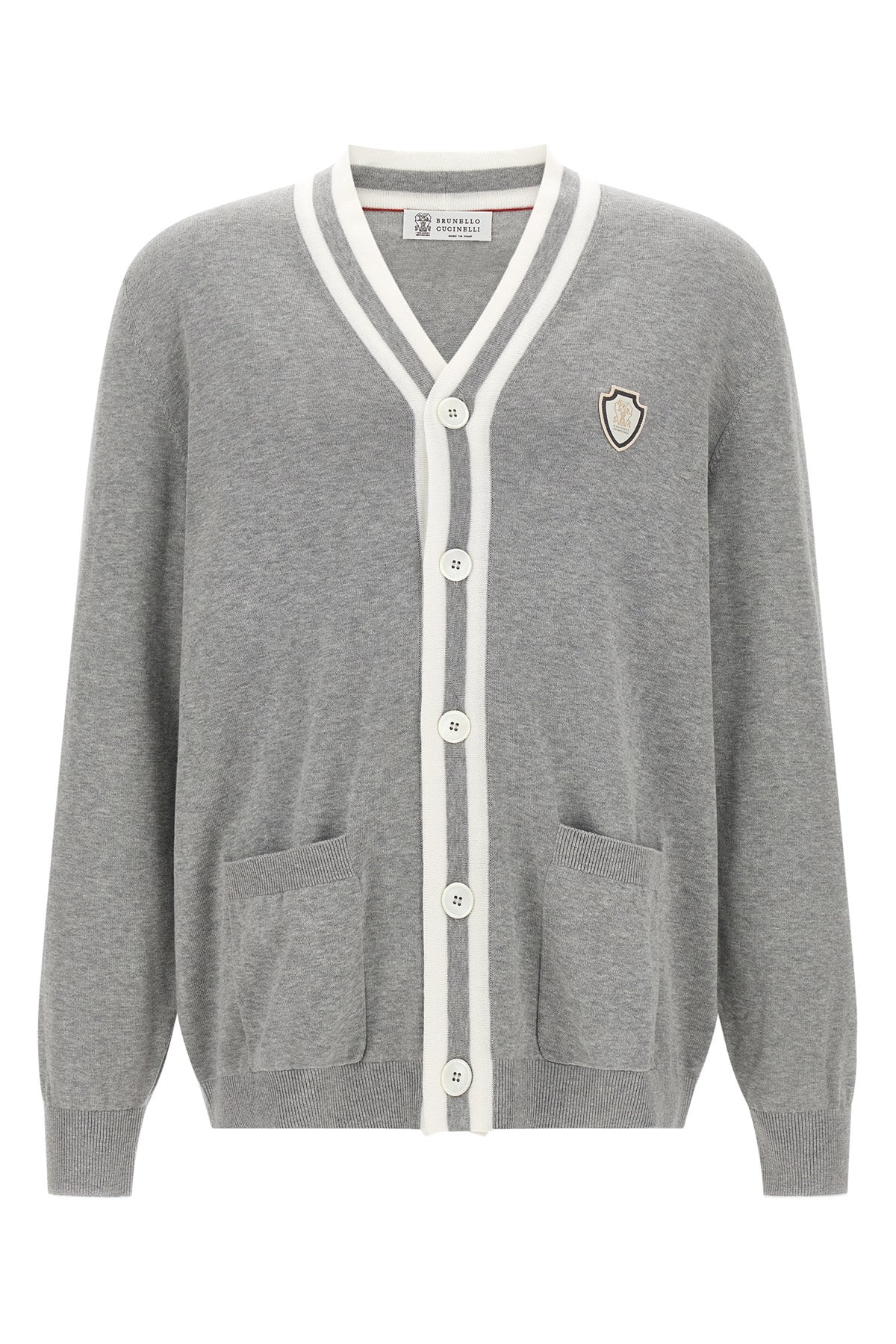 the brunello cucinelli pure cotton cardigan