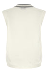 cotton knit vest