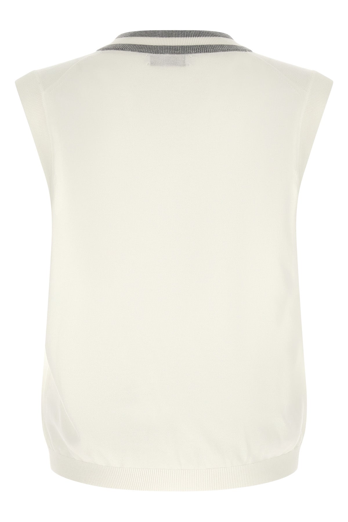 cotton knit vest