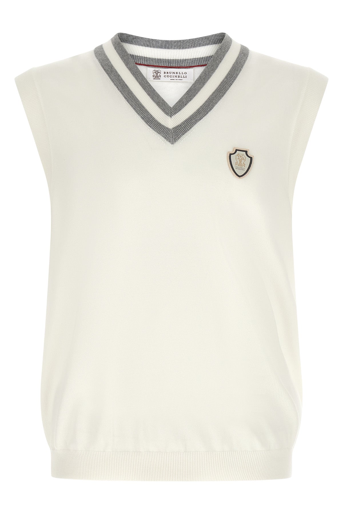 cotton knit vest