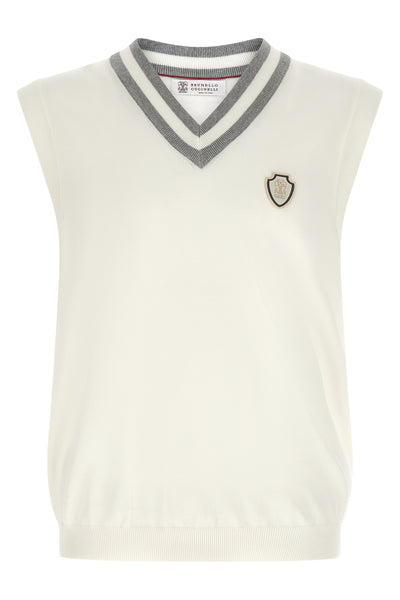 cotton knit vest