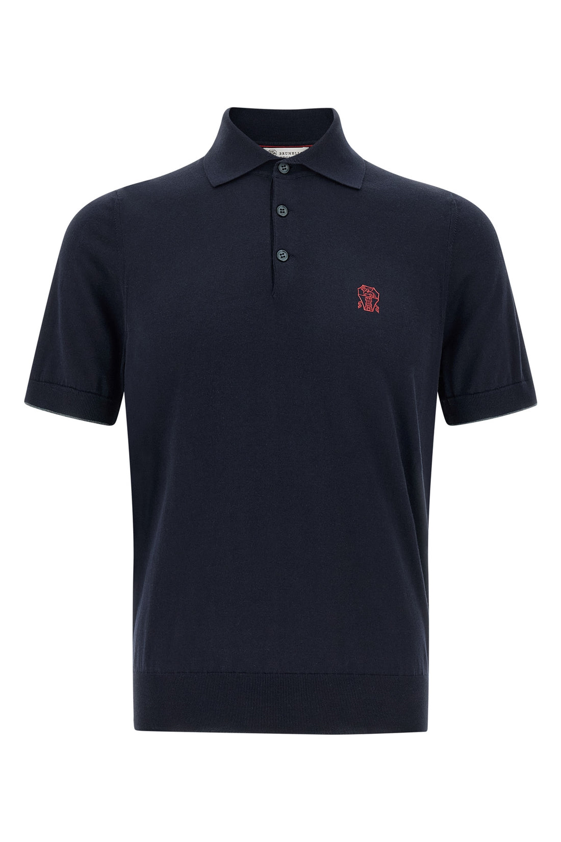 BRUNELLO CUCINELLI 46 polo shirt in light cotton knit