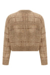 the brunello cucinelli crew neck sweater redefines the volumes of knitwear throu