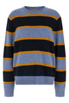 stripe crew striped medium-weight cashmere sweater