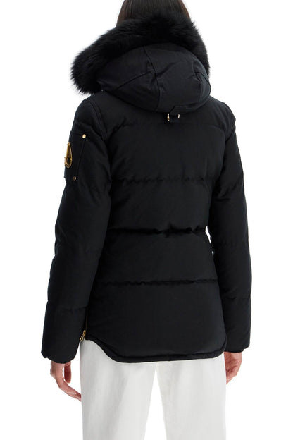 &quot;3q canvas down jacket with shear