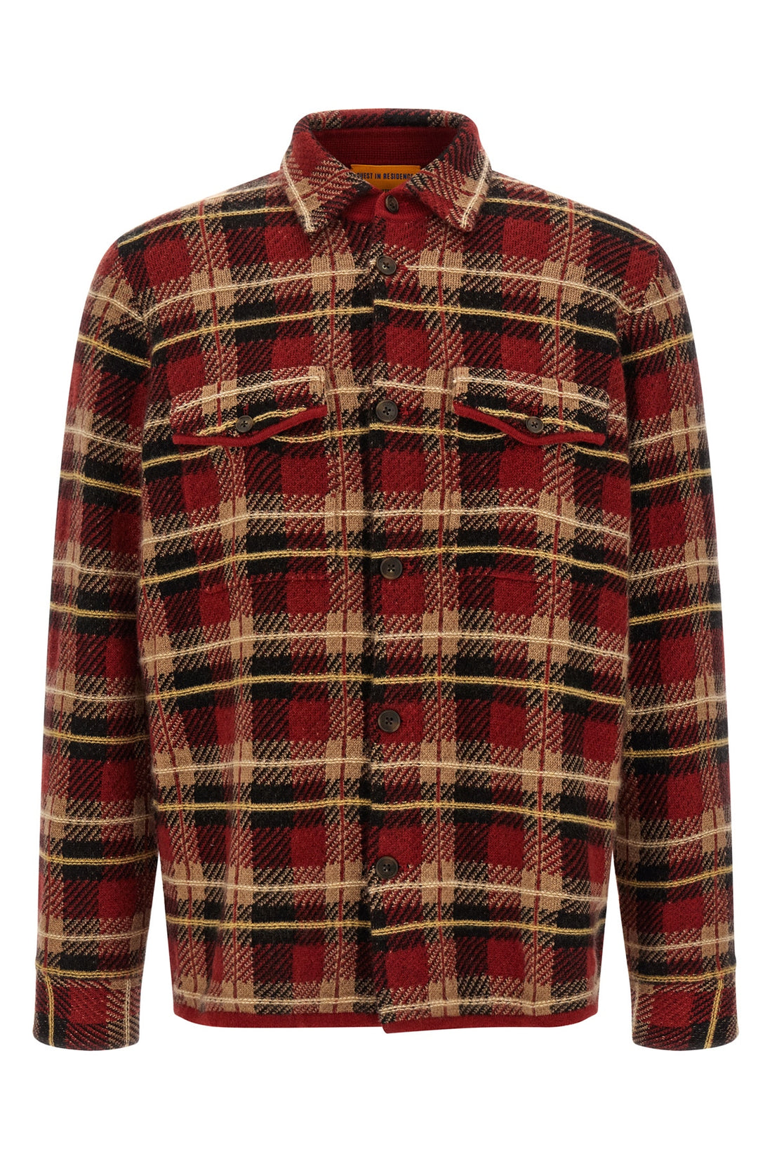 GUEST IN RESIDENCE L the guest in residence plaid work check shirt