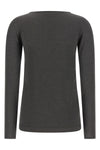 sparkling shaved cashmere and silk knit sweater woven