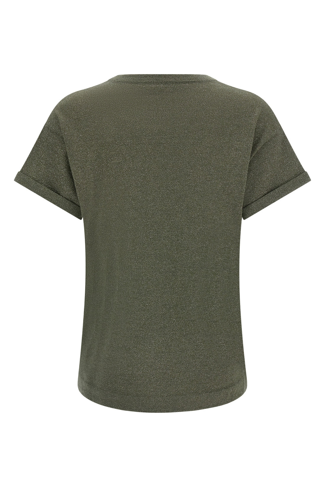 BRUNELLO CUCINELLI L the brunello cucinelli crew neck sparkling cashmere and silk blend t-shirt sta