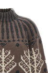 brunello cucinellis nordic heritage high neck sweater in pure cashmere reinte