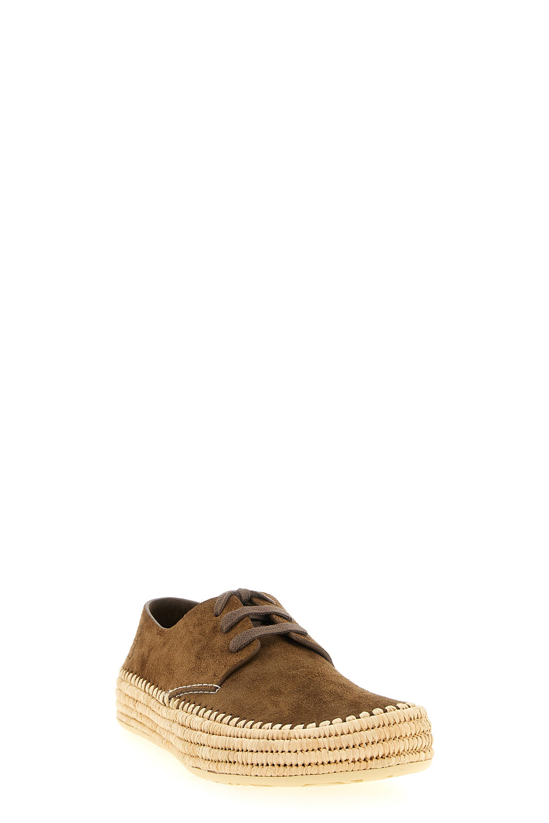 LOEWE 40 rio suede lace up shoes