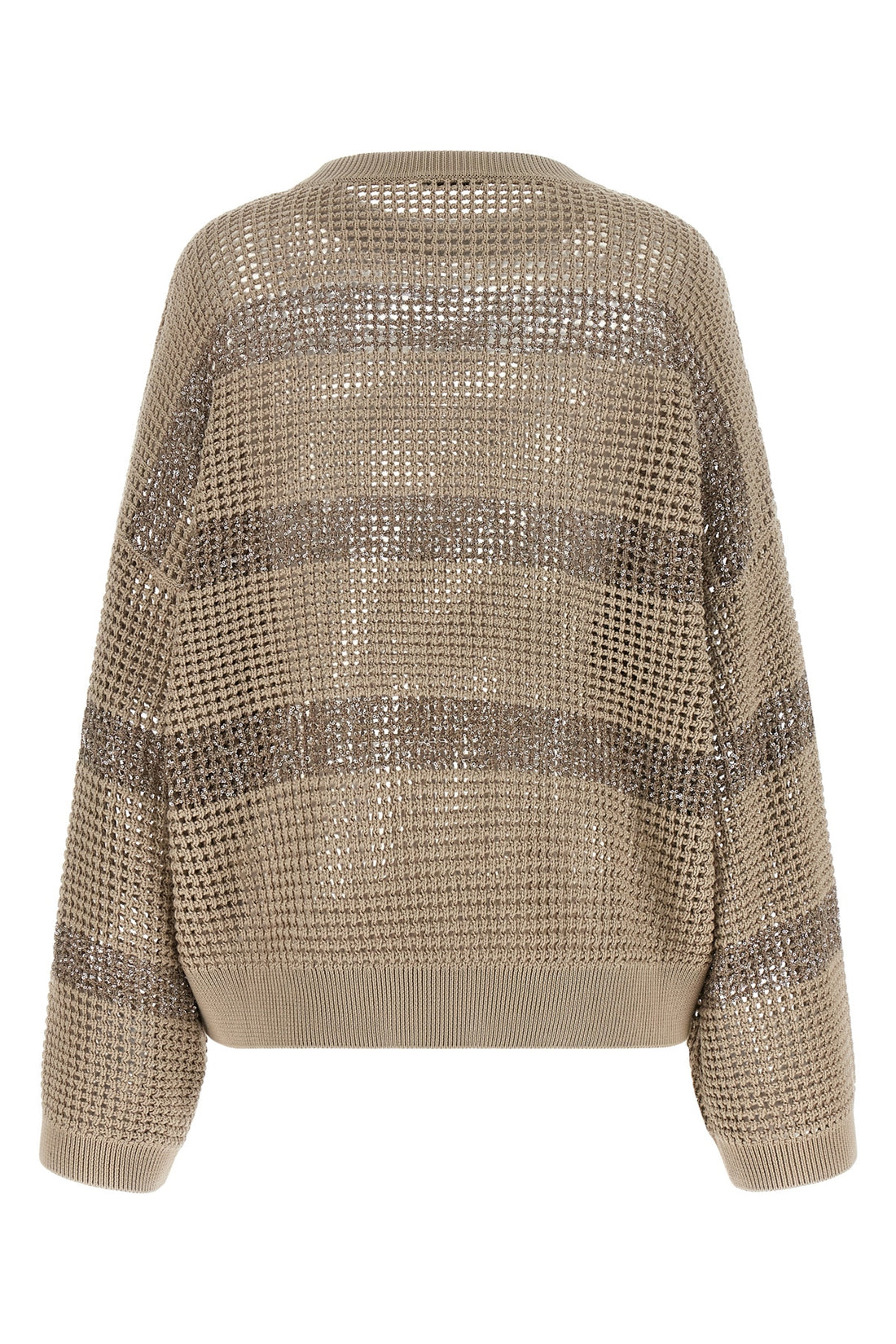 BRUNELLO CUCINELLI L cotton mesh sweater